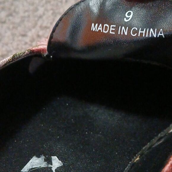 Asos Design Men’s Loafers Pink Floral Slip On Sz 9 - Picture 7 of 8